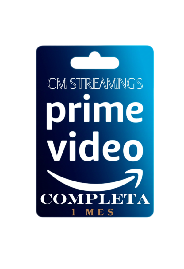 PRIME VIDEO COMPLETA 1 MES